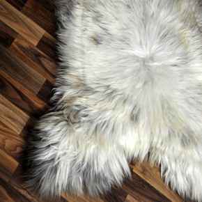 XXXL ÖKO Schaffell Lammfell beige braun 130x85 groß #9425