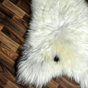 XXXL ÖKO Schaffell Lammfell beige braun 140x80 groß #9430