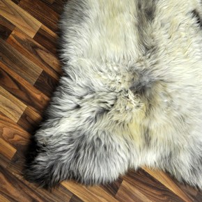 XXL ÖKO Schaffell Lammfell beige braun 120x80 Couch Auflage #9431