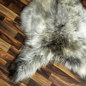 XXL ÖKO Schaffell Lammfell beige braun 120x80 Couch Auflage #9432