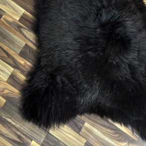 XL ÖKO Schaffell Lammfell braun grau 115x80 Sheepskin #9455