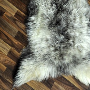 XL ÖKO Schaffell Lammfell braun beige 115x75 Couch Auflage #9464