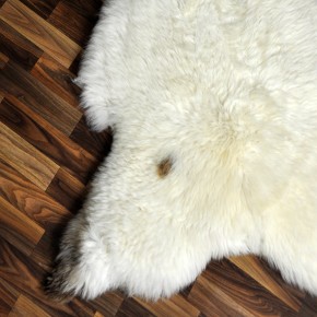 XXXL ÖKO Schaffell Lammfell beige braun 130x85 groß Kamin #9477