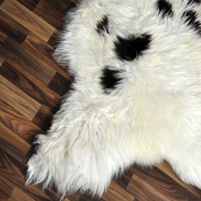 XXXL ÖKO Schaffell Lammfell beige braun 130x85 groß Kamin #9478