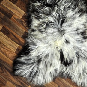 XXXL ÖKO Schaffell Lammfell beige braun 135x80 groß Kamin #9479