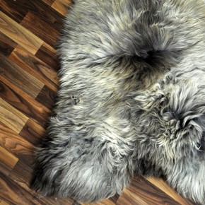 XXXL ÖKO Schaffell Lammfell beige braun 130x85 groß Kamin #9480