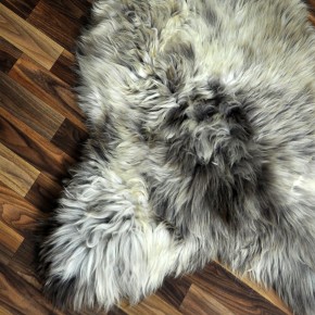 XXL ÖKO Schaffell Lammfell beige braun 125x80 Couch Auflage #9481