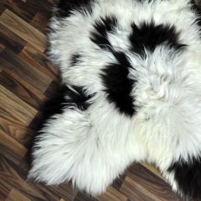 XXXL ÖKO Schaffell Lammfell beige braun 135x85 groß Kamin #9484