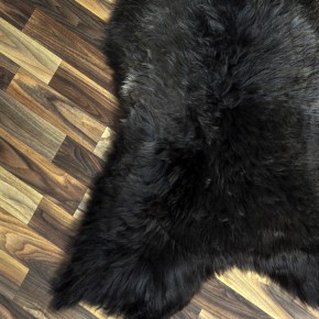 XXL ÖKO Schaffell Lammfell braun grau 125x80 Couch Auflage #9525
