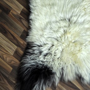 XXXL ÖKO Schaffell Lammfell beige braun 135x85 groß Kamin #9526