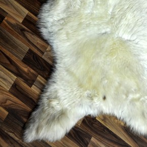 XXL ÖKO Schaffell Lammfell beige braun 120x75 Sheepskin #9530