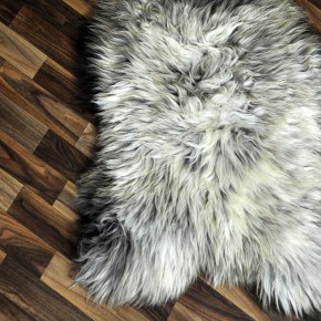 XXL ÖKO Schaffell Lammfell beige braun 125x70 Couch Auflage #9531