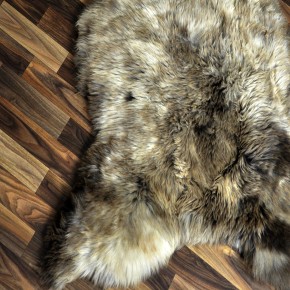 XXXL ÖKO Schaffell Lammfell beige braun 135x85 groß Kamin #9534