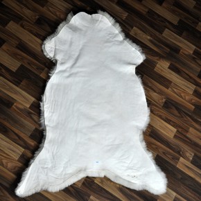 XXL ÖKO Schaffell Lammfell beige braun 120x80 geschoren #9539