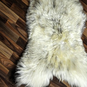 XXXL ÖKO Schaffell Lammfell beige braun 130x75 groß Kamin #9541