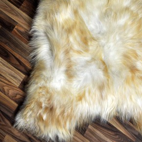 XXXL ÖKO Island Schaffell beige braun 130x90 rustikal #9652
