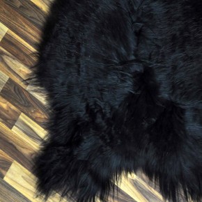 XXL ÖKO Island Schaffell schwarzbraun 120x80 Lammfell #9734